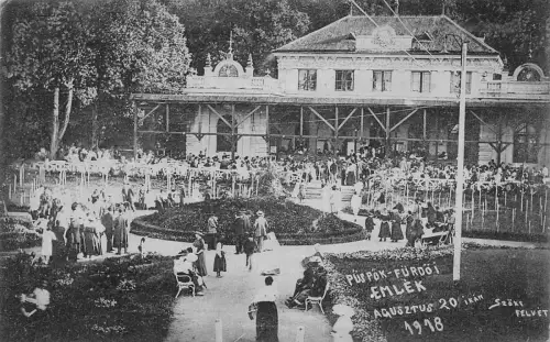 L517 Rumänien Bihor Puspok-Furdo Baile 1. Mai 1918 zensierte alte Postkarte