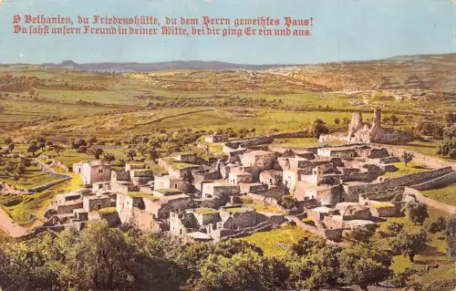 A181 Israel 1910 Bethanien Bethanien al-Eizariya Ruinen Gesamtansicht Postkarte