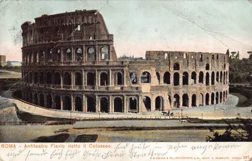 A182 Italien 1903 Rom Roma Anfiteatro Flavio detto il Kolosseum Postkarte