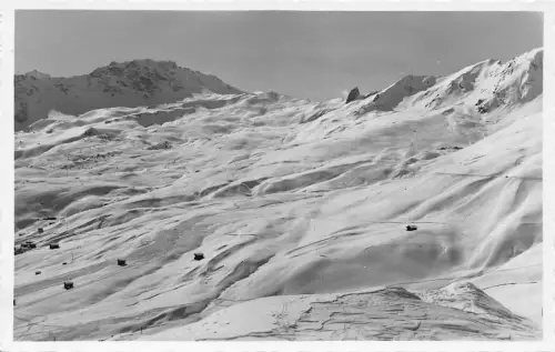A182 Schweiz Arosa Hoernli Skihaenge Schneeberg Vintage Postkarte