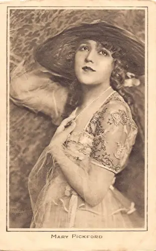 Filmstar Mary Pickford kanadisch-amerikanische Schauspielerin Picturegoer Adv Postkarte B835