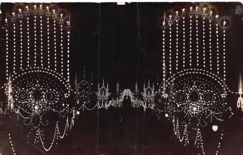 Uruguay Montevideo Illuminacion de Carnaval Carnival RPPC Postkarte B838