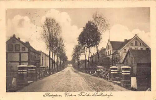 B076 Polen Skajzgiry Skaisgirren Unterer Tein Szillerstrafe 1915 Postkarte 1. Weltkrieg
