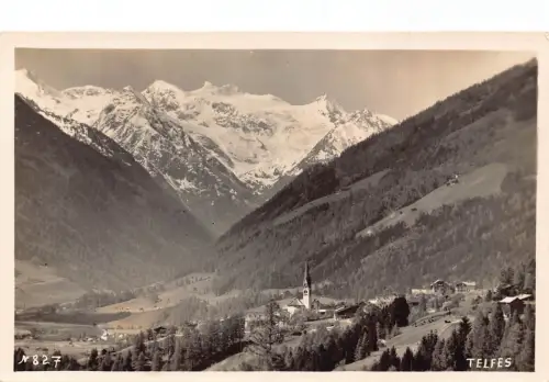A185 Österreich Telfes Bergdorf Vintage Postkarte