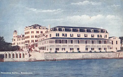 B661 Bermuda Princess Hotel Vintage Postkarte