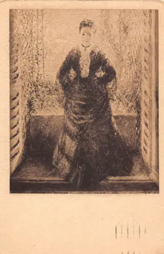 L351 Deutschland 1920 Auguste Renoir Damenbildnis Verlag Berlin Gemälde Postkarte