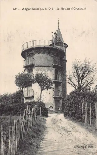 Frankreich Argenteuil Le Moulin d'Orgemont Vintage Postkarte