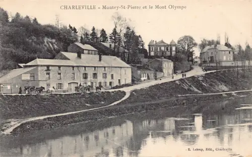 A186 Frankreich Charleville Montey St Pierre et Mont Olympe Vintage Postkarte