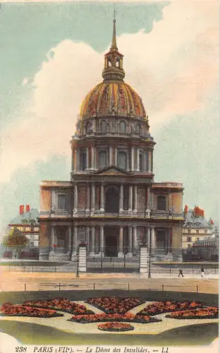 Frankreich Paris Le Dome des Invalides Vintage Postkarte