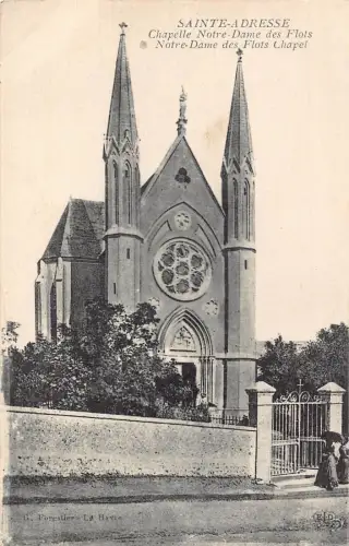 Frankreich Saint-Adresse Chapelle Notre-Dame des Flots Kapelle Vintage Postkarte