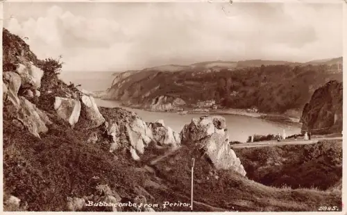 B181 England Torquay 1935 Babbacombe aus Periror RPPC Vintage Postkarte