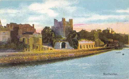 England 1909 Rochester Vintage Postkarte