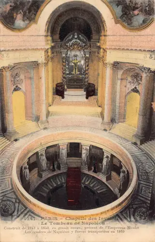 Frankreich Paris Hotel des Invalides Grab von Napoleon Bonaparte Postkarte