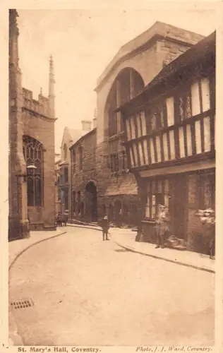A771 England St Mary's Hall Coventry Vintage Postkarte
