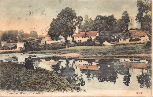 A774 England 1905 Gräfin Weir in Exeter Vintage Postkarte