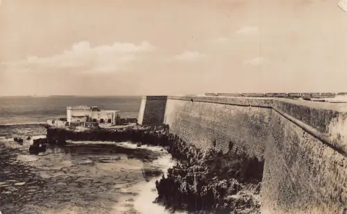 B666 Insel Mosambik Fort Sao Sebastiao RPPC Vintage Postkarte