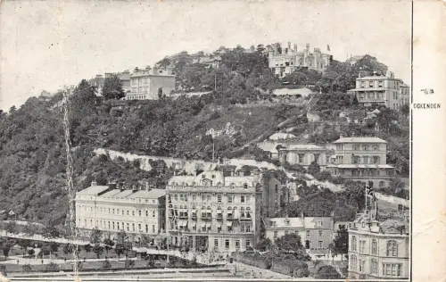 B667 England Torquay Hotel Ockenden Vintage Postkarte