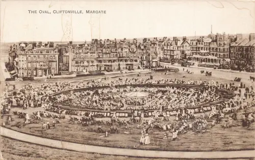 A777 England The Oval Cliftonville Margate Vintage Postkarte