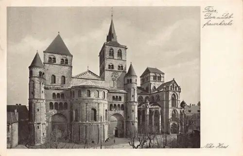 L011 Deutschland Trier, Dom und Liebfrauenkirche, Dom Vintage Postkarte