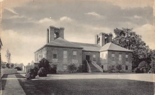 A779 US Westmoreland Virginia Südansicht von Stratford Hall Vintage Postkarte