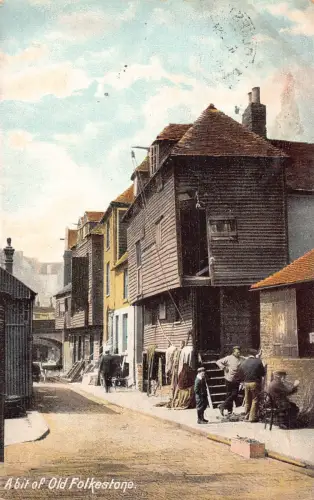 A780 England 1905 Bit of Old Folkestone Vintage Postkarte