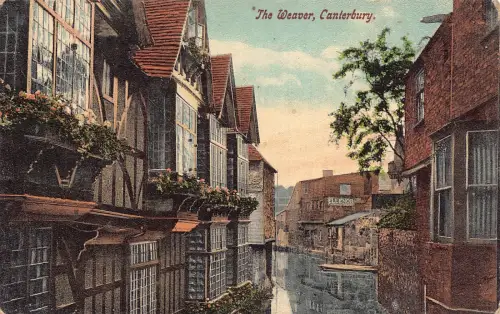 A782 England Canterbury The Weaver Vintage Postkarte