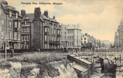 A784 England Margate Newgate Gap Bridge Cliftonville Vintage Postkarte