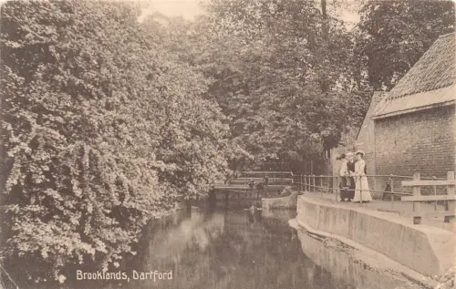 A785 England Dartford Brooklands Vintage Postkarte