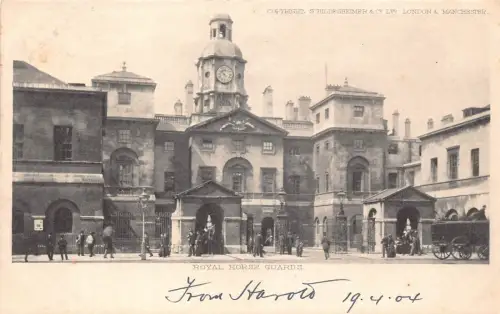A787 England London Royal Horse Guards Vintage Postkarte