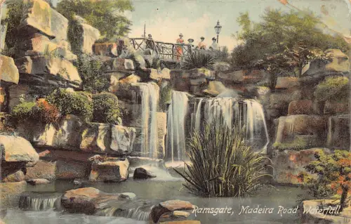 A785 England 1914 Ramsgate Madeira Road Wasserfall Vintage Postkarte