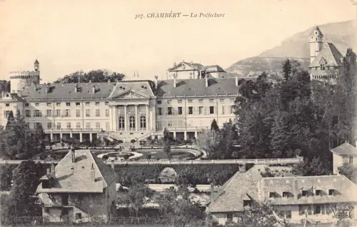 A820 Frankreich Präfektur Chambery Vintage Postkarte