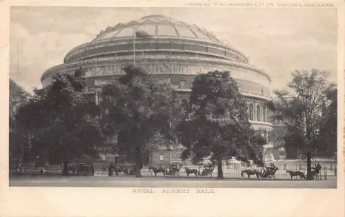 A787 England London Royal Albert Hall Vintage Postkarte