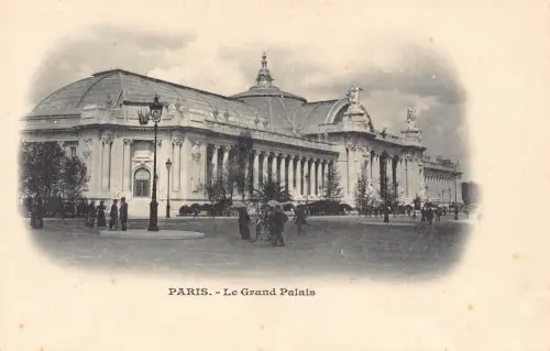 A824 Frankreich Paris Le Grand Palais Vintage Postkarte