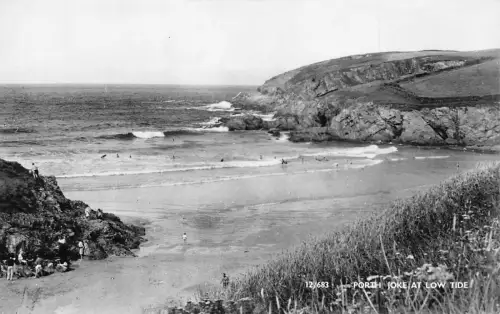 A918 England Porth Witz bei Ebbe RPPC Vintage Postkarte