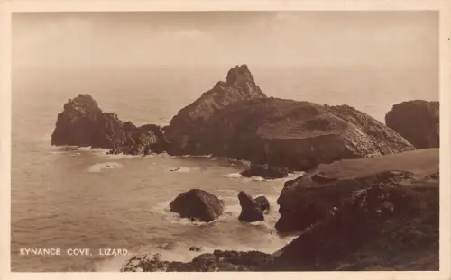 A918 England Kynance Cove Lizard RPPC Vintage Postkarte