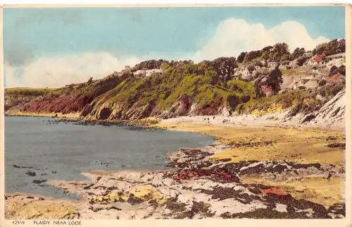 A918 England 1955 Plaidy Near Looe Vintage Postkarte