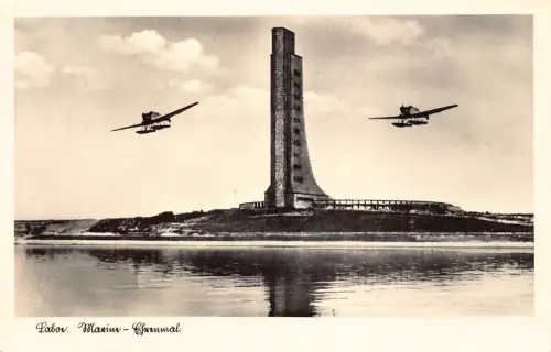L027 Deutschland Laboe 1939 WWII Wasserflugzeuge Echtfoto Vintage Postkarte