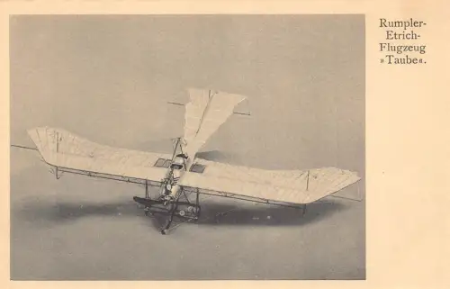 L027 Deutschland Rumpler-Etrich Flugzeug Taube Museum Vintage Postkarte