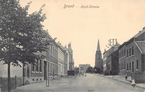 L408 Deutschland 1914 Marke Hochstraße Vintage Postkarte