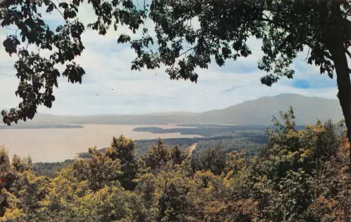 A024 US New York Catskill Mountains Vacationlands Vintage Postkarte
