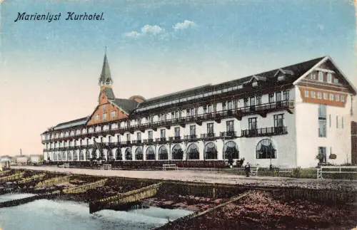 B059 Dänemark Marienlyst Kurhotel Vintage Postkarte