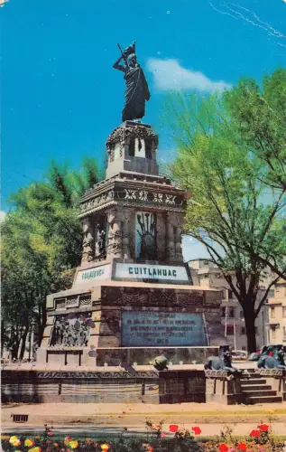 B188 Mexiko Das Cuauhtemoc Denkmal Mexiko-Stadt Postkarte