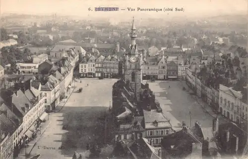 Frankreich Bethune Gesamtansicht Südansicht Vintage Postkarte