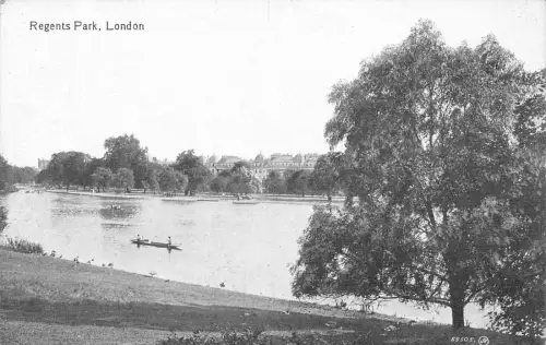 A789 England London Regents Park Vintage Postkarte