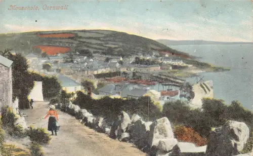 A791 England 1904 Mousehole Cornwall Gesamtansicht Vintage Postkarte