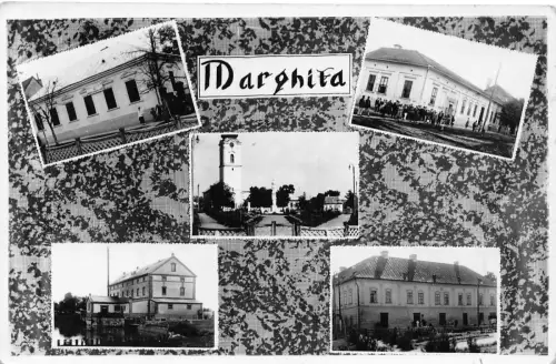 L518 Rumänien Bihor Marghita Margitta 1940 RPPC Vintage Postkarte