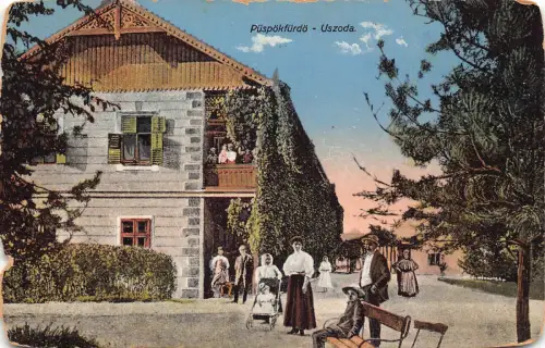 L518 Rumänien Bihor Baile 1 Mai Puspokfurdo Vintage Postkarte