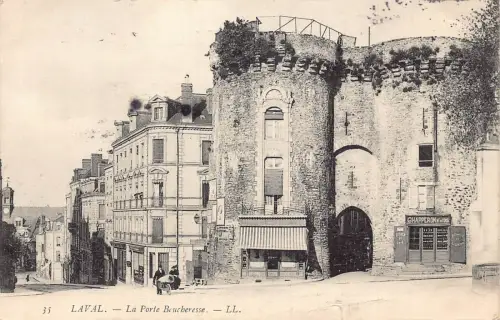 Frankreich 1905 Laval Porte Beucheresse Ghapperon Vins Vinotheken Vintage Postkarte