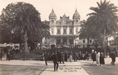 L117 Monaco Monte-Carlo Das Casino Animierte Vintage Postkarte