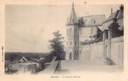 Frankreich Dreux L'Ancien Eveche Vintage Postkarte